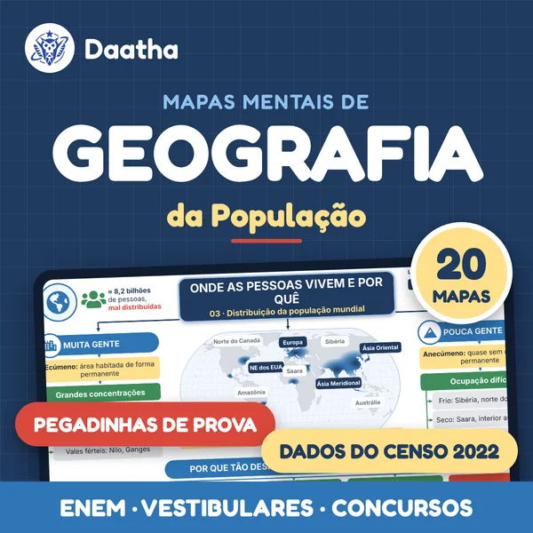 Capa do pack Geografia da População