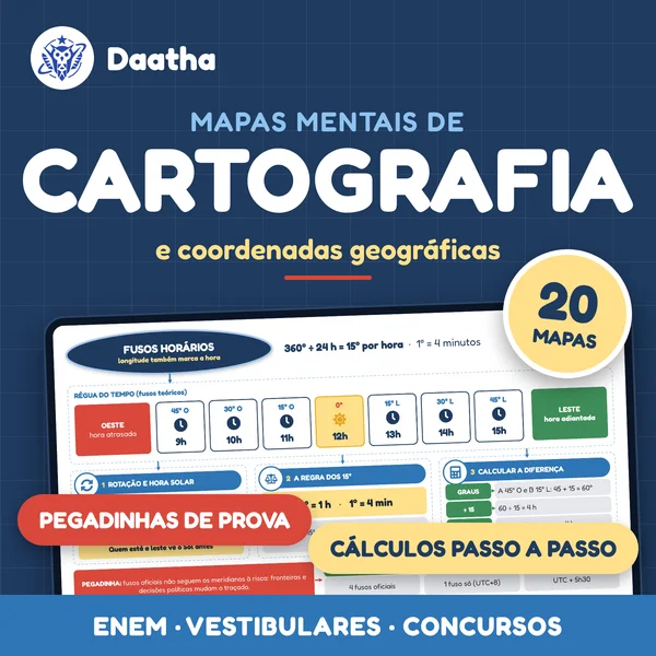 Capa do pack Cartografia e coordenadas